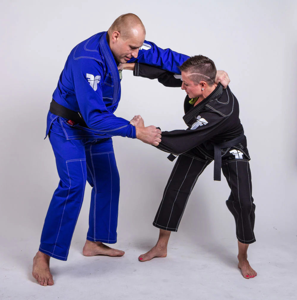 Fighter BJJ Gi Ripstop Uniform - blue, BJJBLU-04 - Image 3