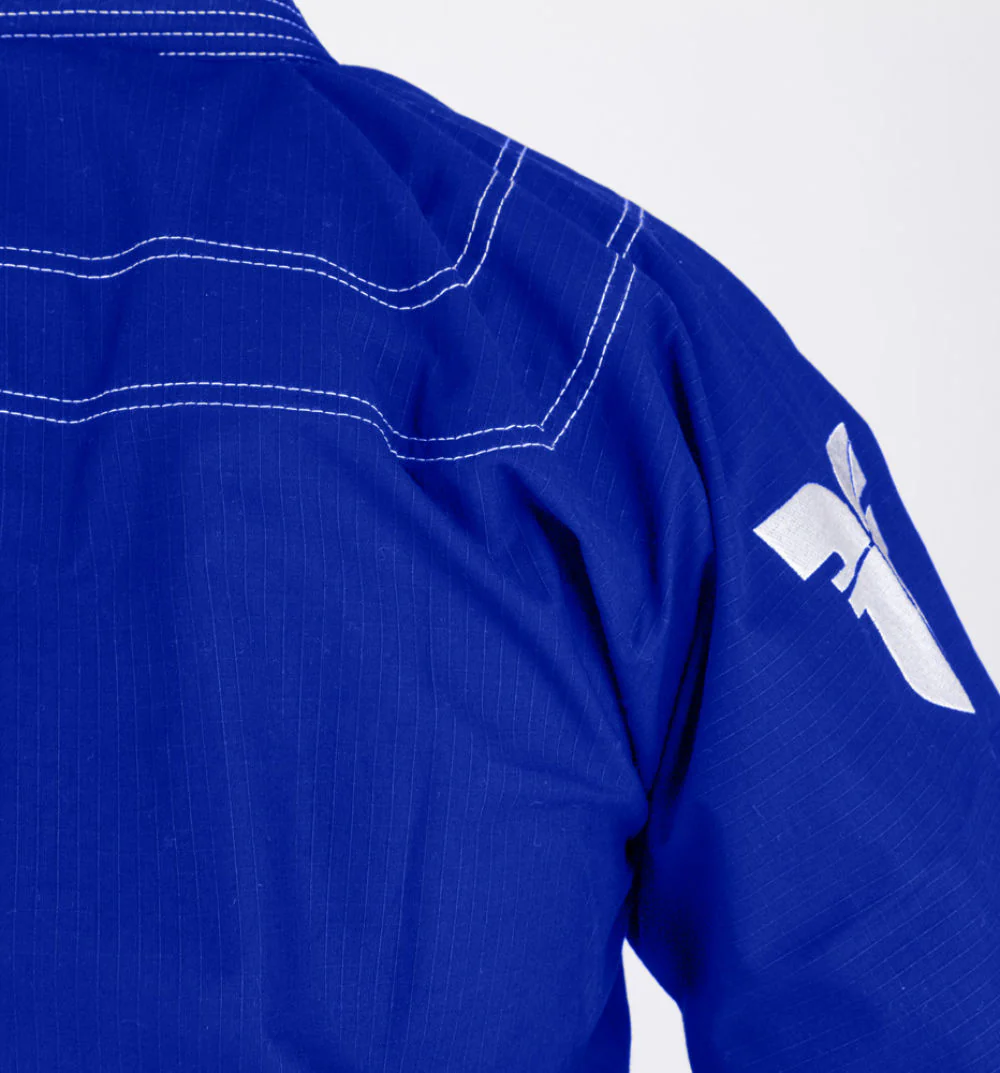 Fighter BJJ Gi Ripstop Uniform - blue, BJJBLU-04 - Image 8