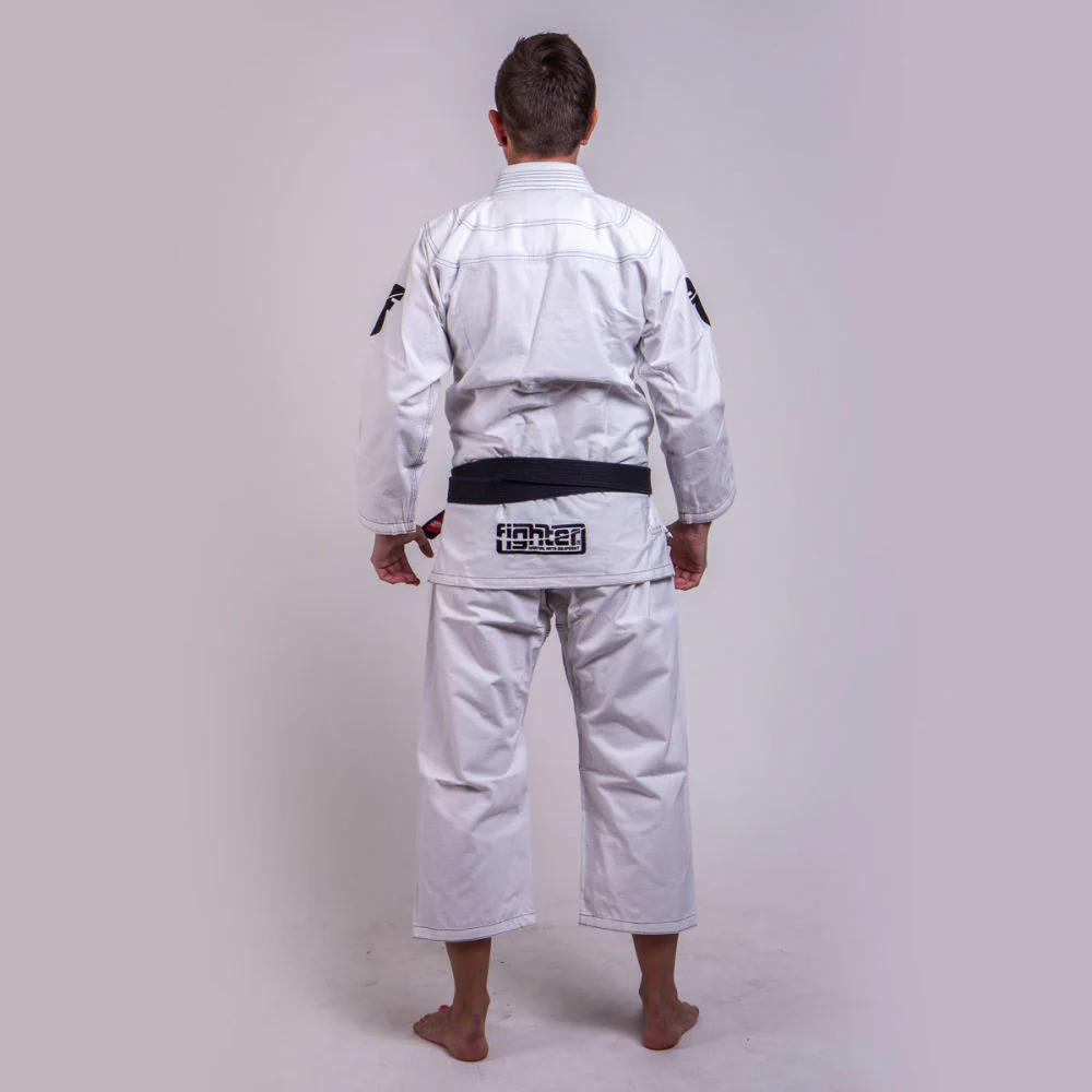 Fighter BJJ Gi Ripstop Uniform - White, BJJBW-05 - Image 7