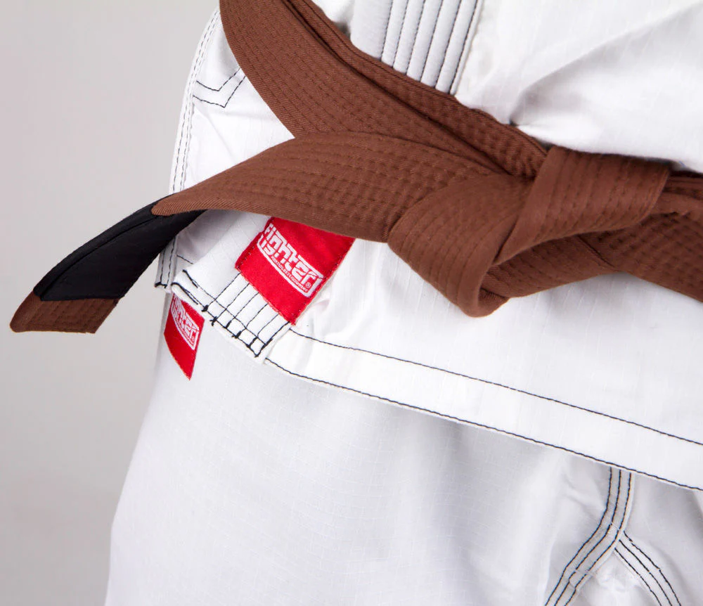 Fighter BJJ Gi Ripstop Uniform - White, BJJBW-05 - Image 9
