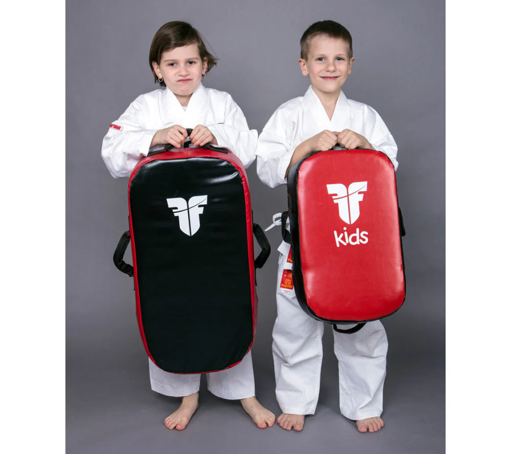 Fighter Multi-Grip KIDS KICK SHIELD - red/black, FKVB0002 - Image 3