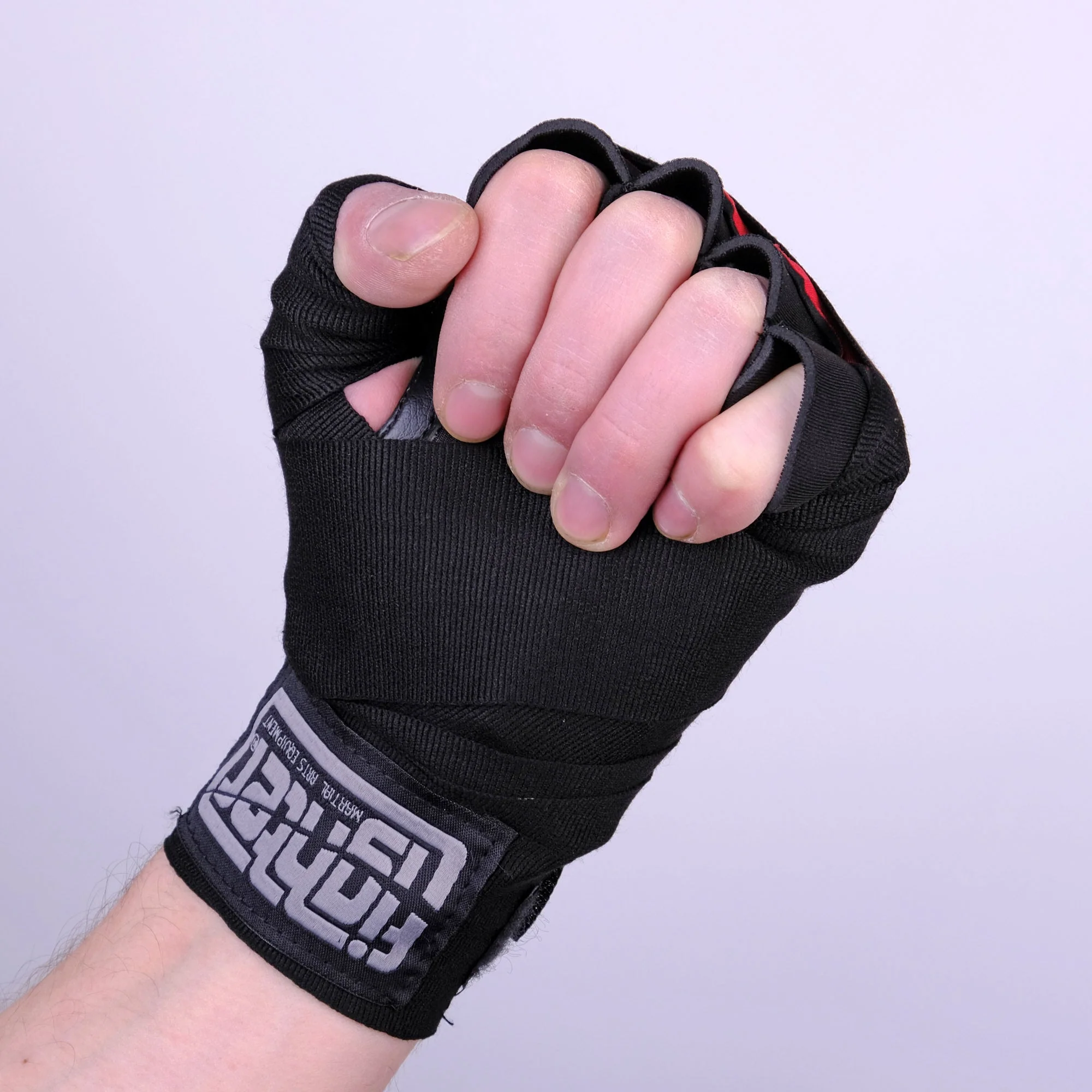 Fighter Strap - Gel Hand-Wraps - black/khaki, FGW-001BK - Image 4