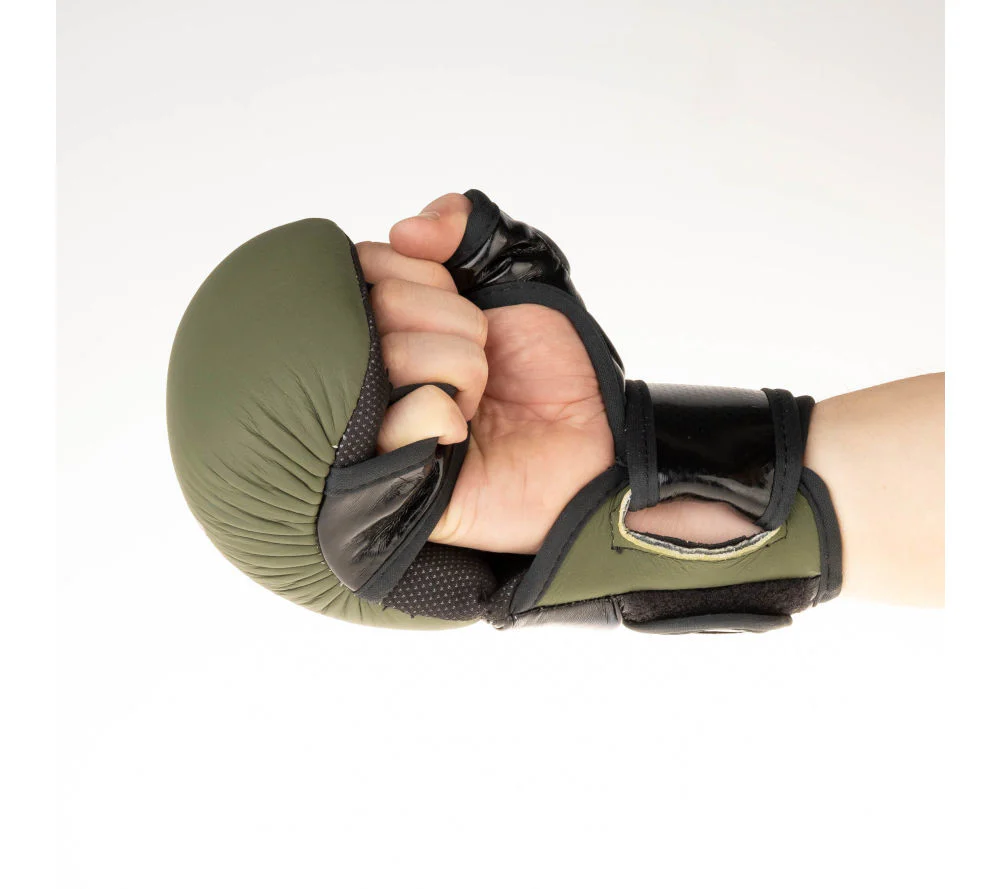 Fighter Training MMA Gloves - khaki/black, FMG-001 - Image 3