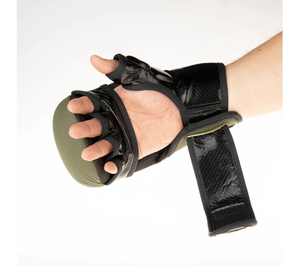 Fighter Training MMA Gloves - khaki/black, FMG-001 - Image 6
