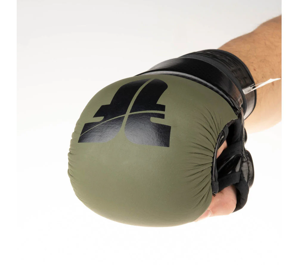 Fighter Training MMA Gloves - khaki/black, FMG-001 - Image 8