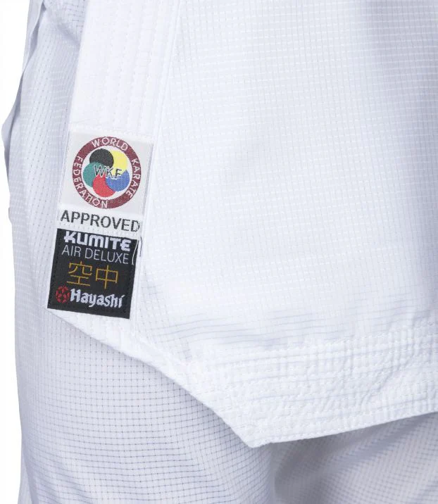 Hayashi Karate Gi “Air Deluxe” - BLUE Embroidery SPE - Image 8