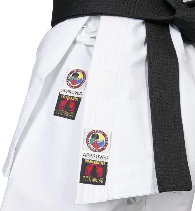 Hayashi WKF Karate-Gi KATAMORI - Blue Embroidery, 0295-4 - Image 4
