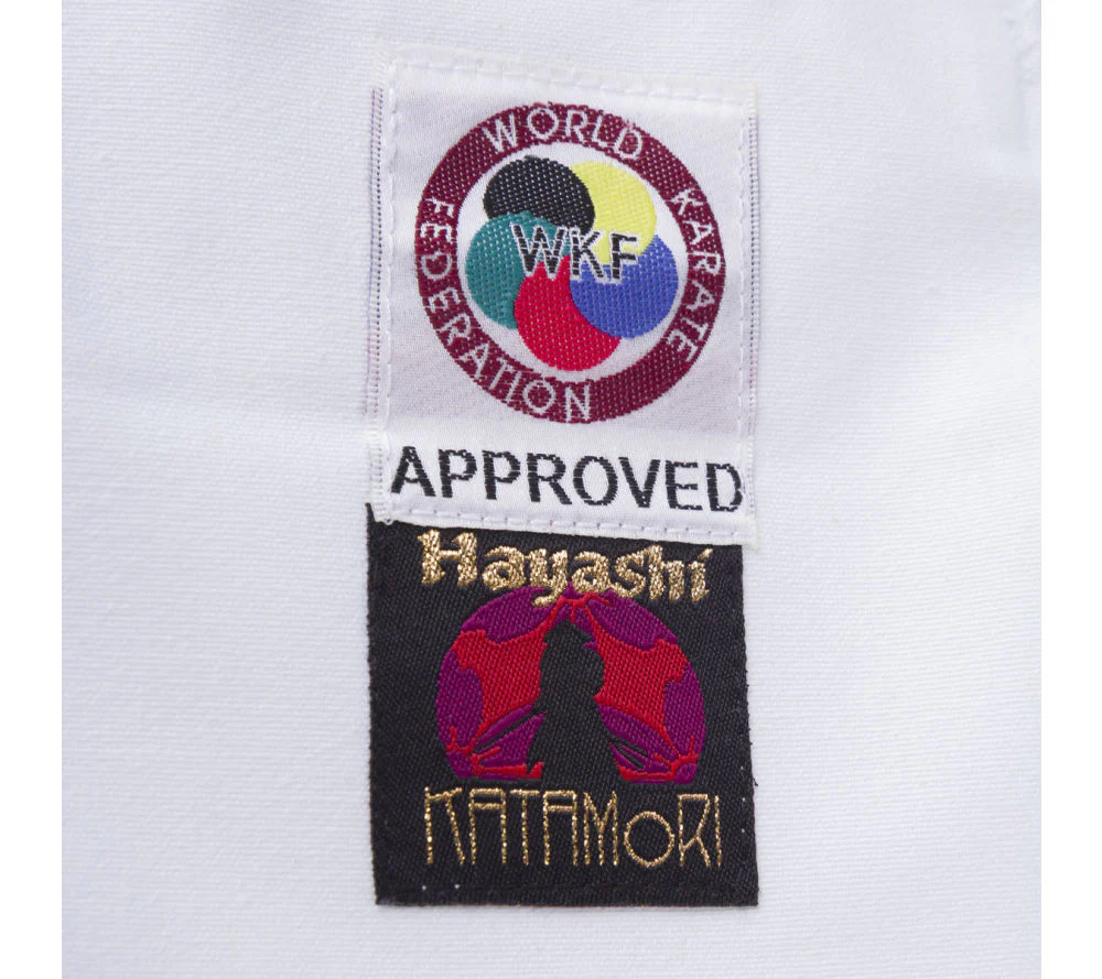 Hayashi WKF Karate-Gi KATAMORI - Blue Embroidery, 0295-4 - Image 9