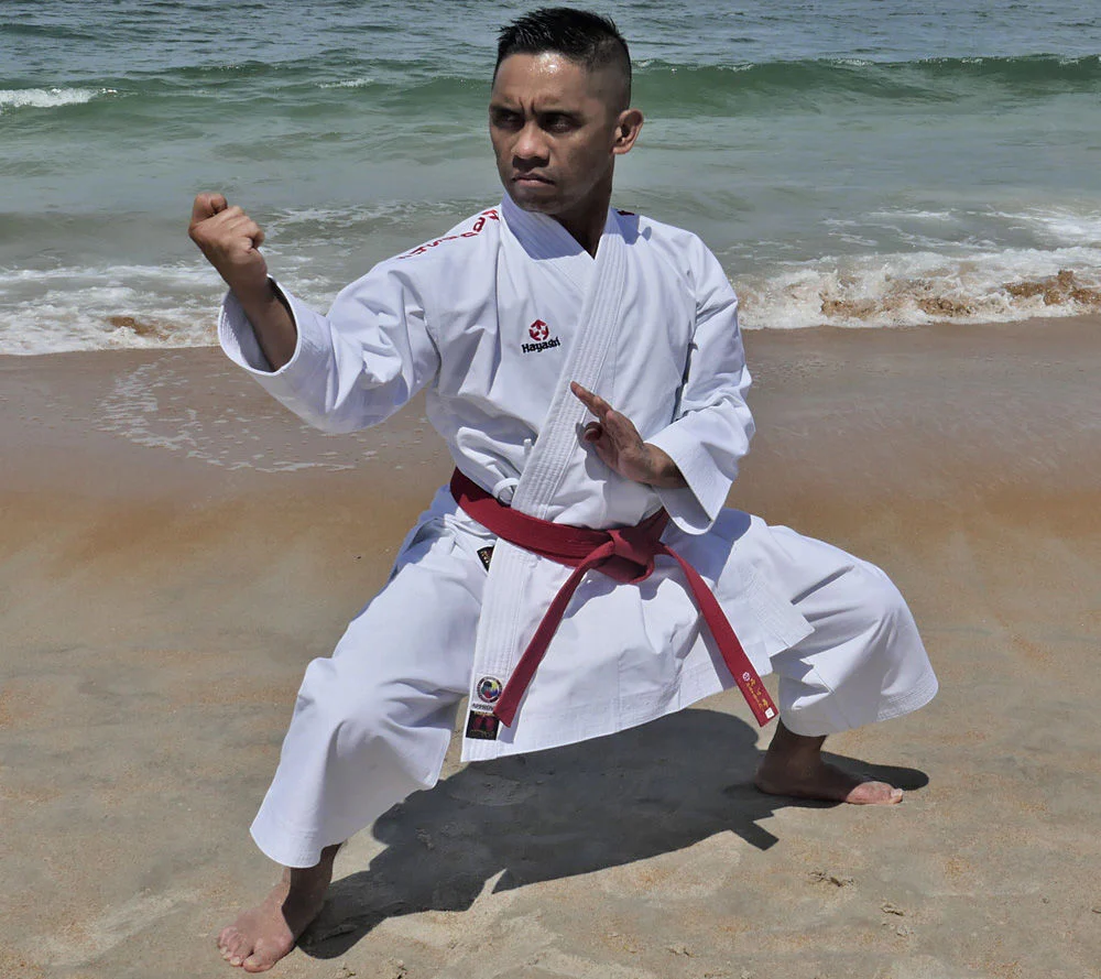 Hayashi WKF Karate-Gi KATAMORI - Red Embroidery, 0295-4 - Image 13