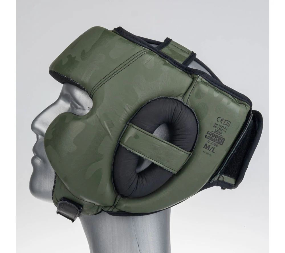 Headguard Fighter Sparring Pro - khaki/camo - Image 3
