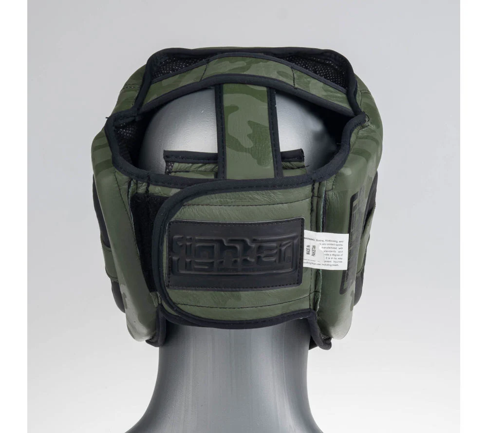 Headguard Fighter Sparring Pro - khaki/camo - Image 4