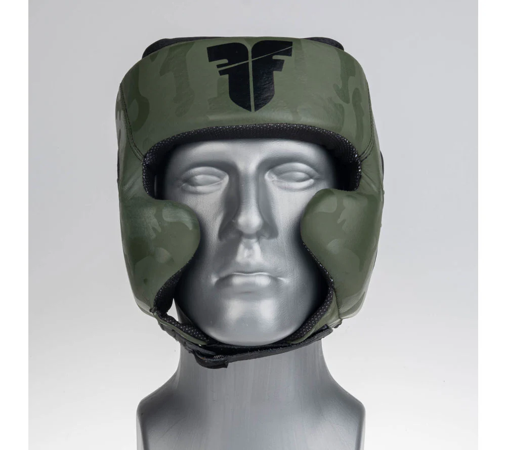 Headguard Fighter Sparring Pro - khaki/camo - Image 5