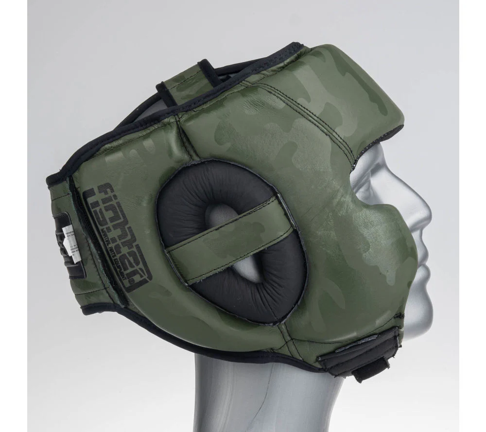 Headguard Fighter Sparring Pro - khaki/camo - Image 6