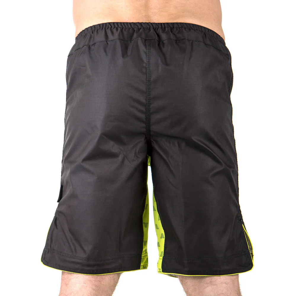 MMA Shorts Fighter STRENGTH - black/green, FSHM-03 - Image 3