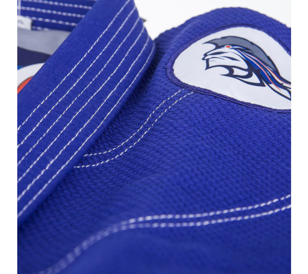 Top Ten Brazilian Jiu Jitsu Uniform Mohicans - Blue - Image 9