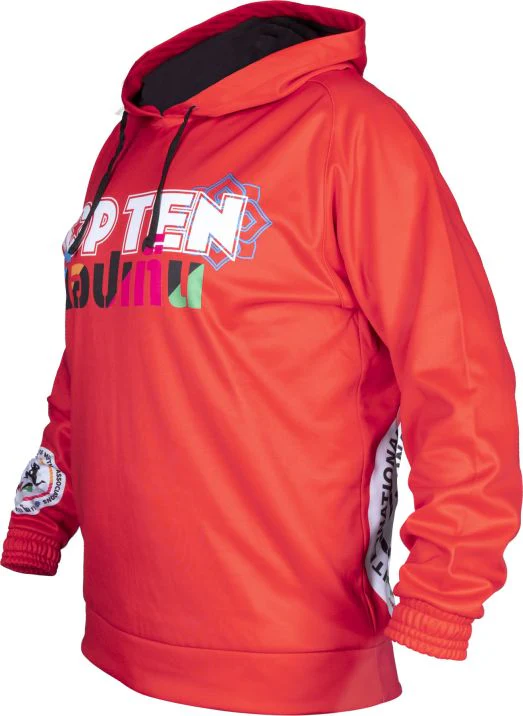 Top Ten Hoodie “Wai Khru” - Red - Image 3