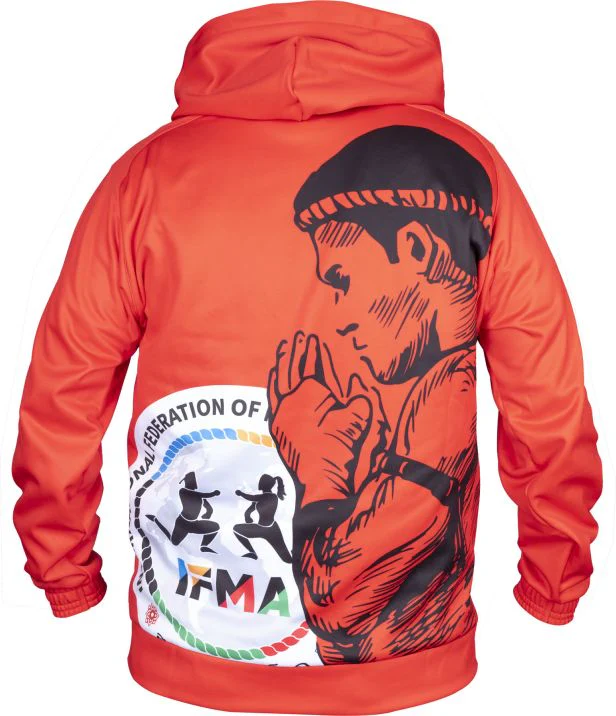Top Ten Hoodie “Wai Khru” - Red - Image 4