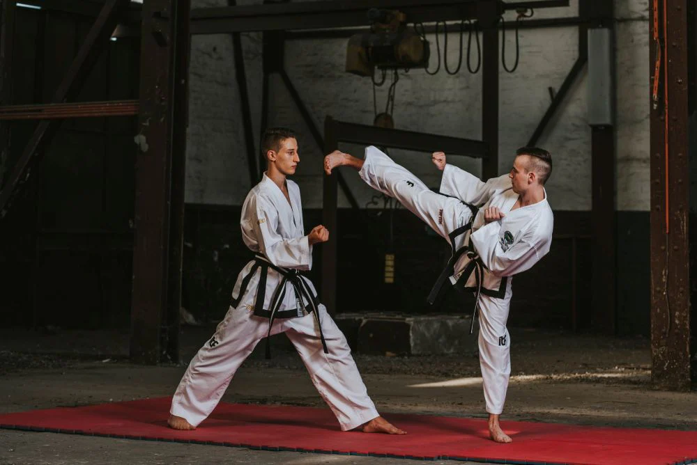 TOP TEN ITF Assistant Instructor Uniform - Premium Gold Dobok White/black, 16772-1 ( 1st - 3rd Dan) - Image 3