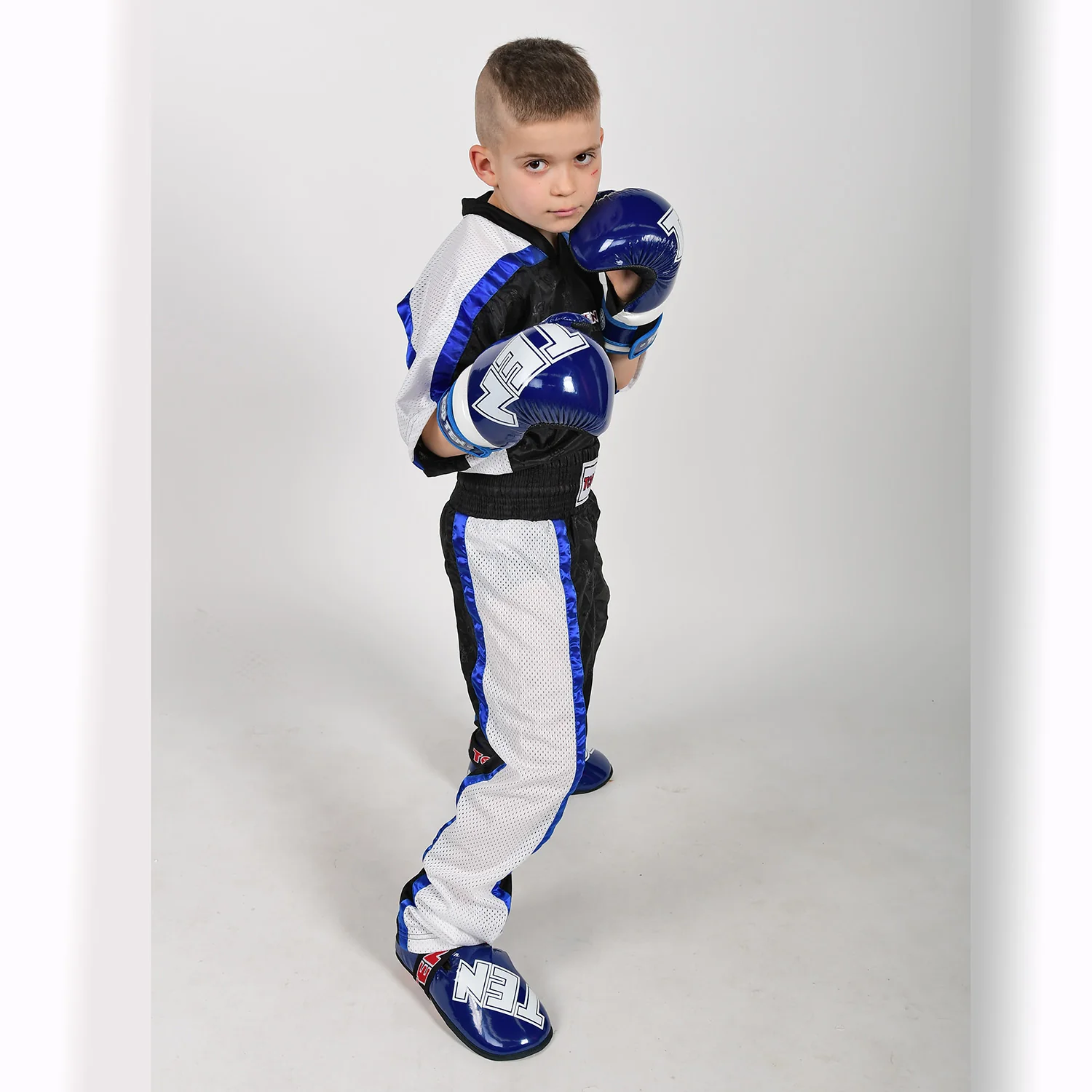 Top Ten Mesh uniform 1605 model - black/white, 1605 W - Image 4