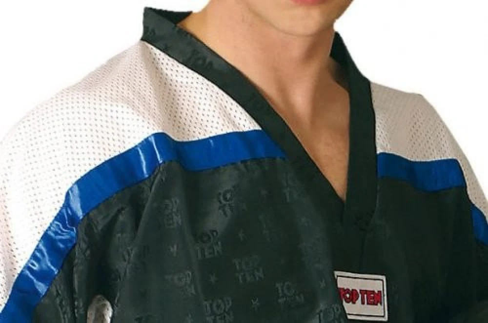 Top Ten Mesh uniform 1605 model - black/white, 1605 W - Image 5