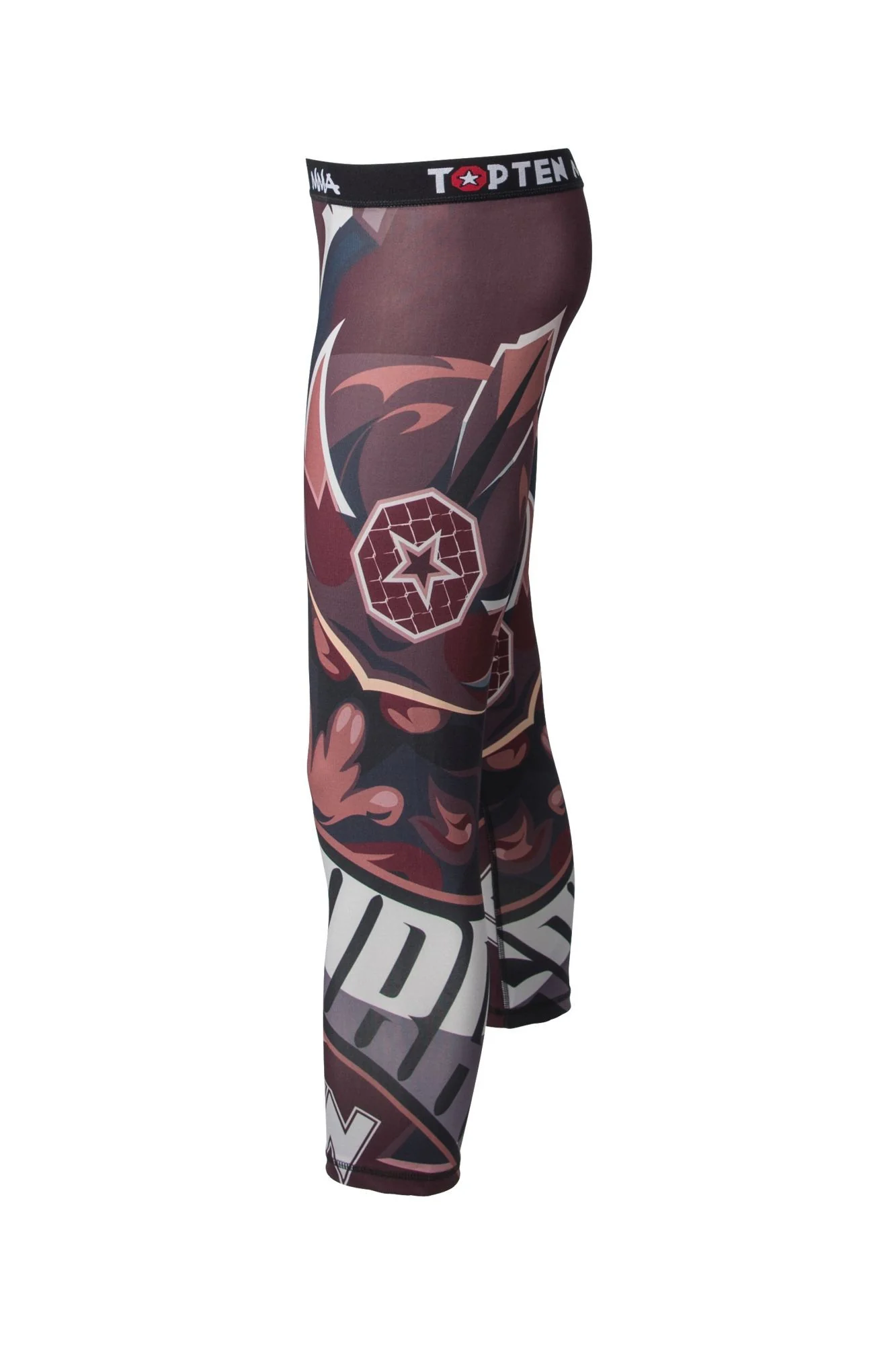 Top Ten workout leggings Samurai - dark red - Image 3